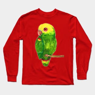 Yellow headed amazon parrot Long Sleeve T-Shirt